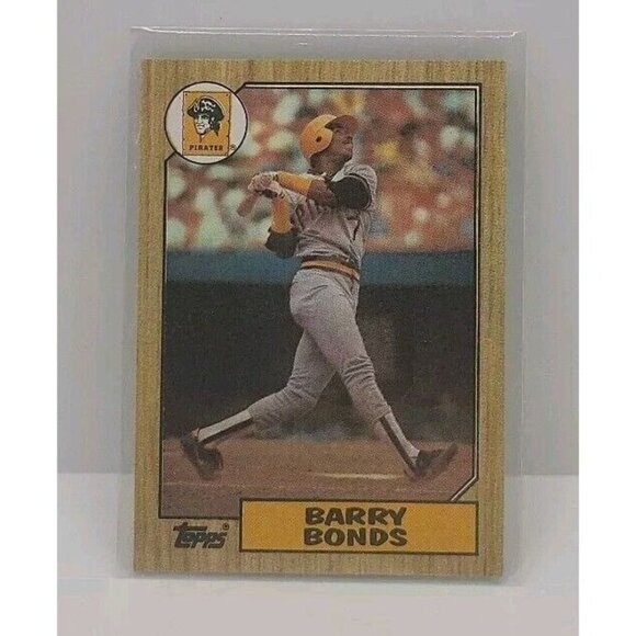 1987 Topps - #320 Barry Bonds MINT ERROR ON CARD CUT OFF #3 AND PARTIAL #0 - Picture 1 of 15